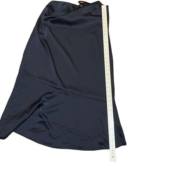 Sam Edelman womens slip dress 12 midi blue adjustable straps classic trendy gala - Picture 8 of 8